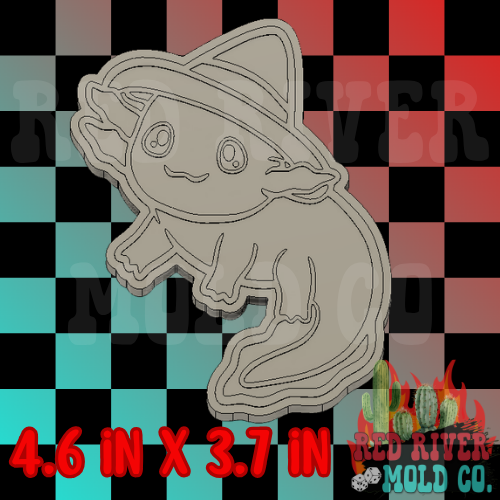 Axolotl Witch silicone freshie mold