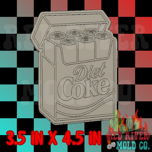 Diet C Cig Box Silicone Freshie Mold