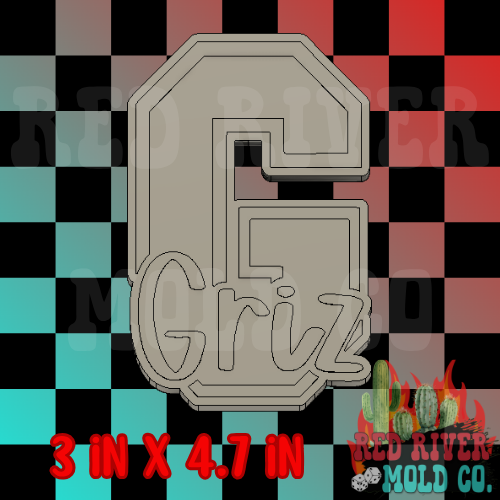 Griz G Silicone Freshie Mold