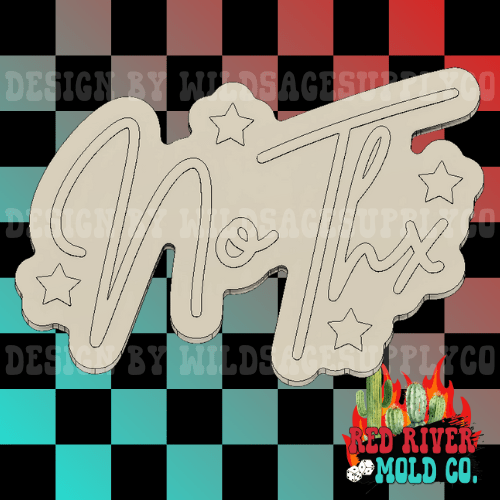 No Thx Silicone Freshie Mold - Red River Mold Co