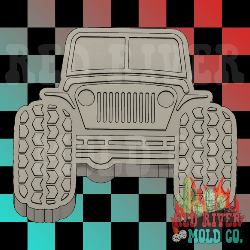 Off Road Vehicle Silicone Freshie Mold - Red River Mold Co