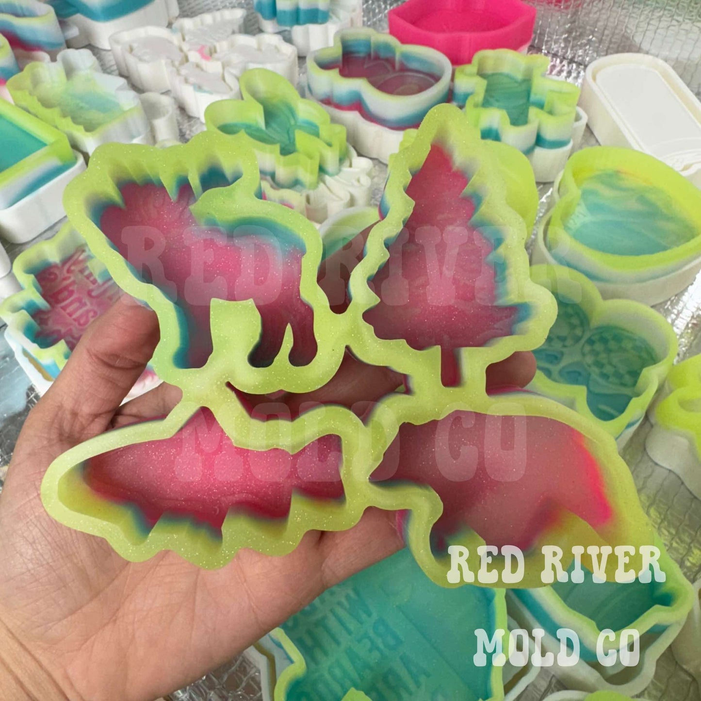 Outdoors Set Silicone Wax Melt Mold - Red River Mold Co