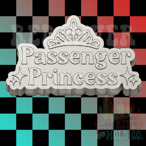 Passenger Princess Silicone Freshie Mold - Red River Mold Co