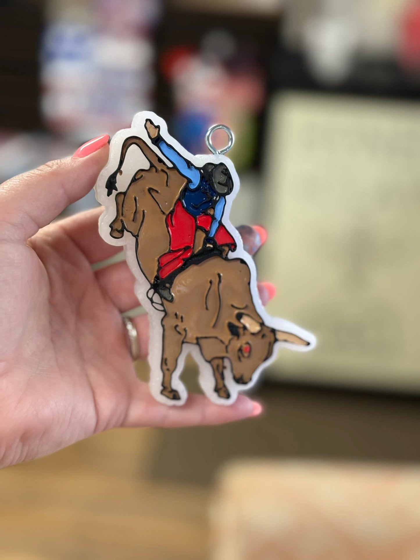 PBR Bull Rider Silicone Freshie Mold - Red River Mold Co