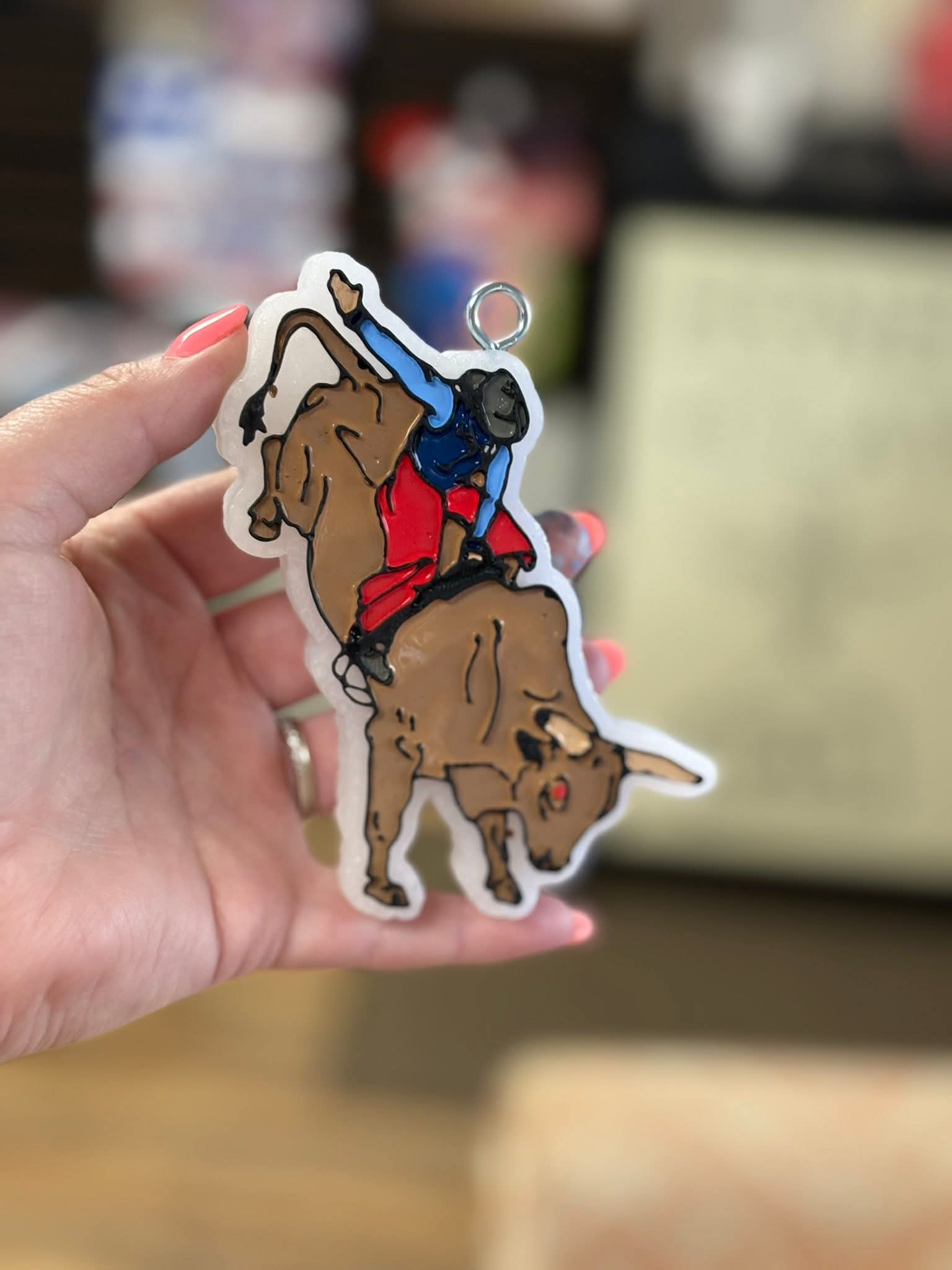 PBR Bull Rider Silicone Freshie Mold - Red River Mold Co