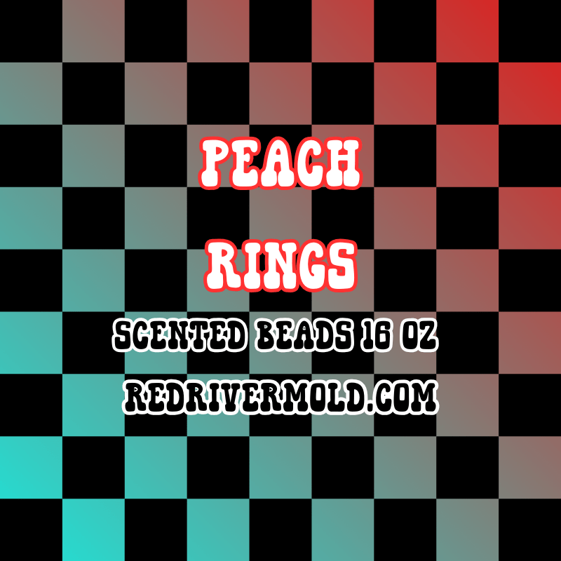 Peach Rings Scented Aroma Beads 16 oz - Red River Mold Co