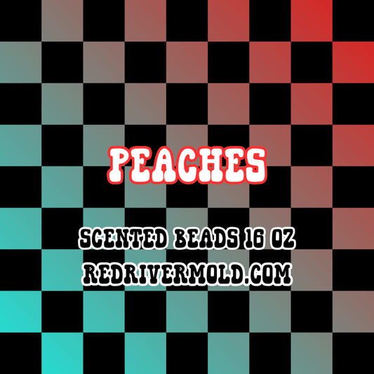 Peaches Scented Aroma Beads 16 oz - Red River Mold Co