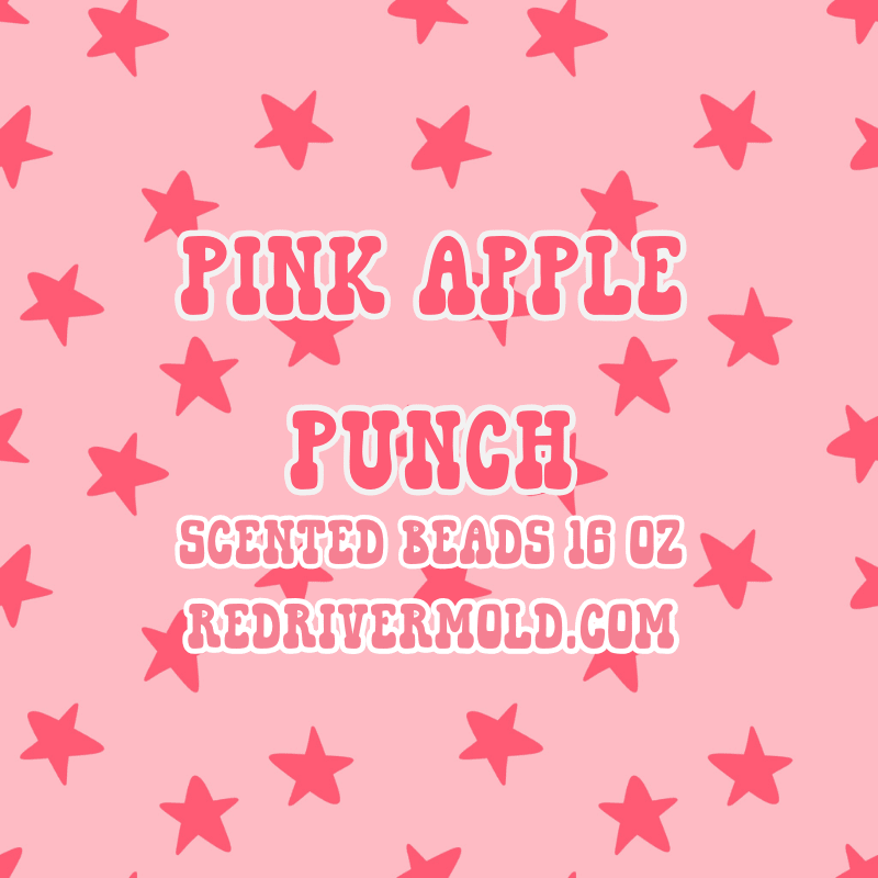 Pink Apple Punch Scented Aroma Beads 16 oz - Red River Mold Co