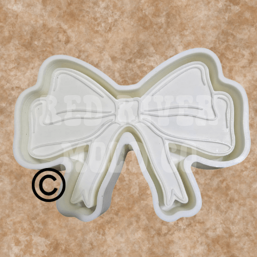 Plain Bow Silicone Freshie Mold RRMC Exclusive - Red River Mold Co