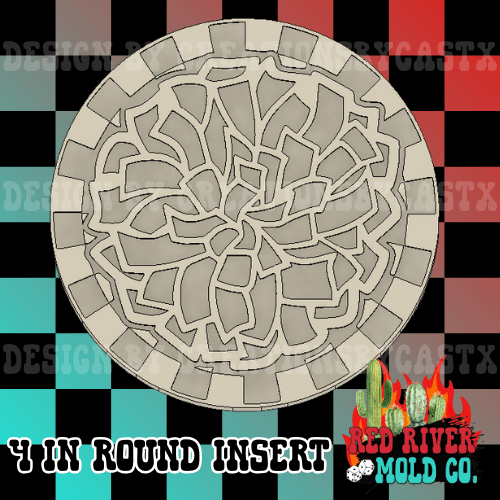 Pom Pom 4 in Round Mold Insert - Red River Mold Co