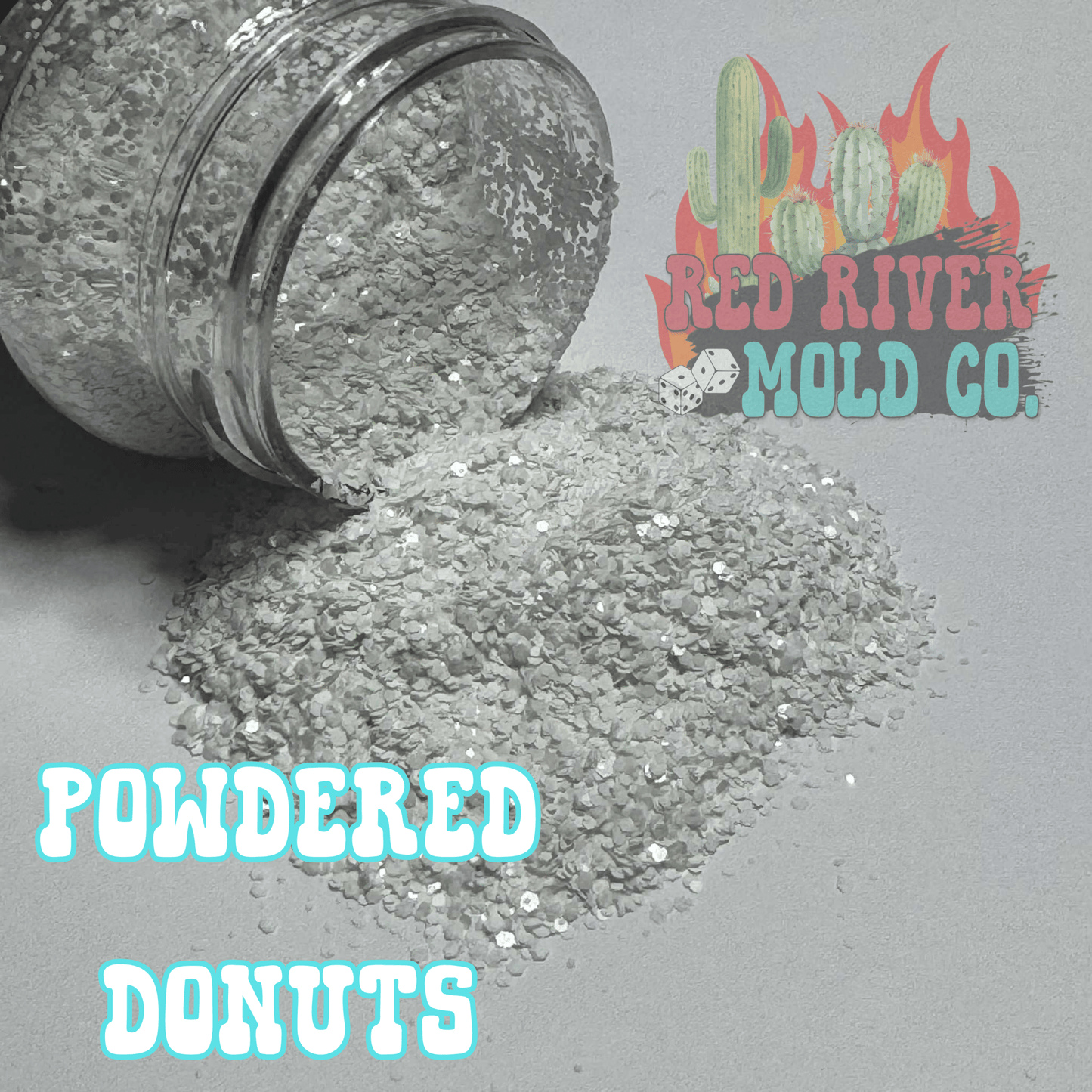 Powdered Donuts Premium Mini Chunky Glitter (Metallic) - Red River Mold Co