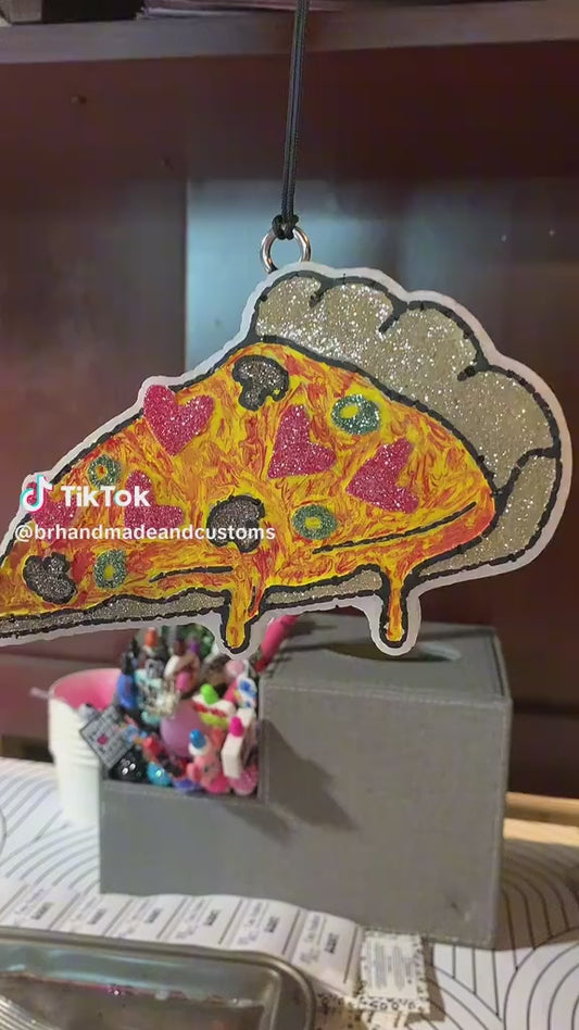 Valentine Pizza Silicone Freshie Mold