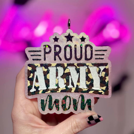 Proud Army Mom Silicone Freshie Mold - Red River Mold Co