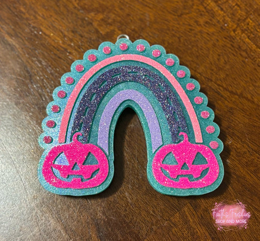 Pumpkin Rainbow Silicone Freshie Mold (AGS Mold) - Red River Mold Co