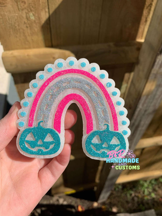 Pumpkin Rainbow Silicone Freshie Mold (AGS Mold) - Red River Mold Co