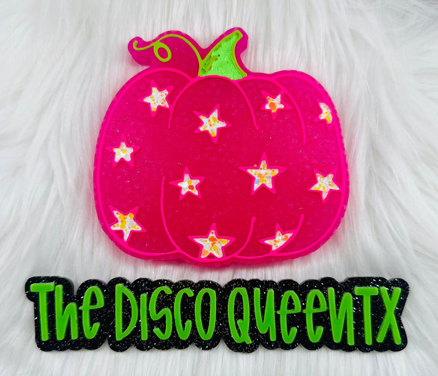 Pumpkin With Stars Silicone Freshie Mold - Red River Mold Co