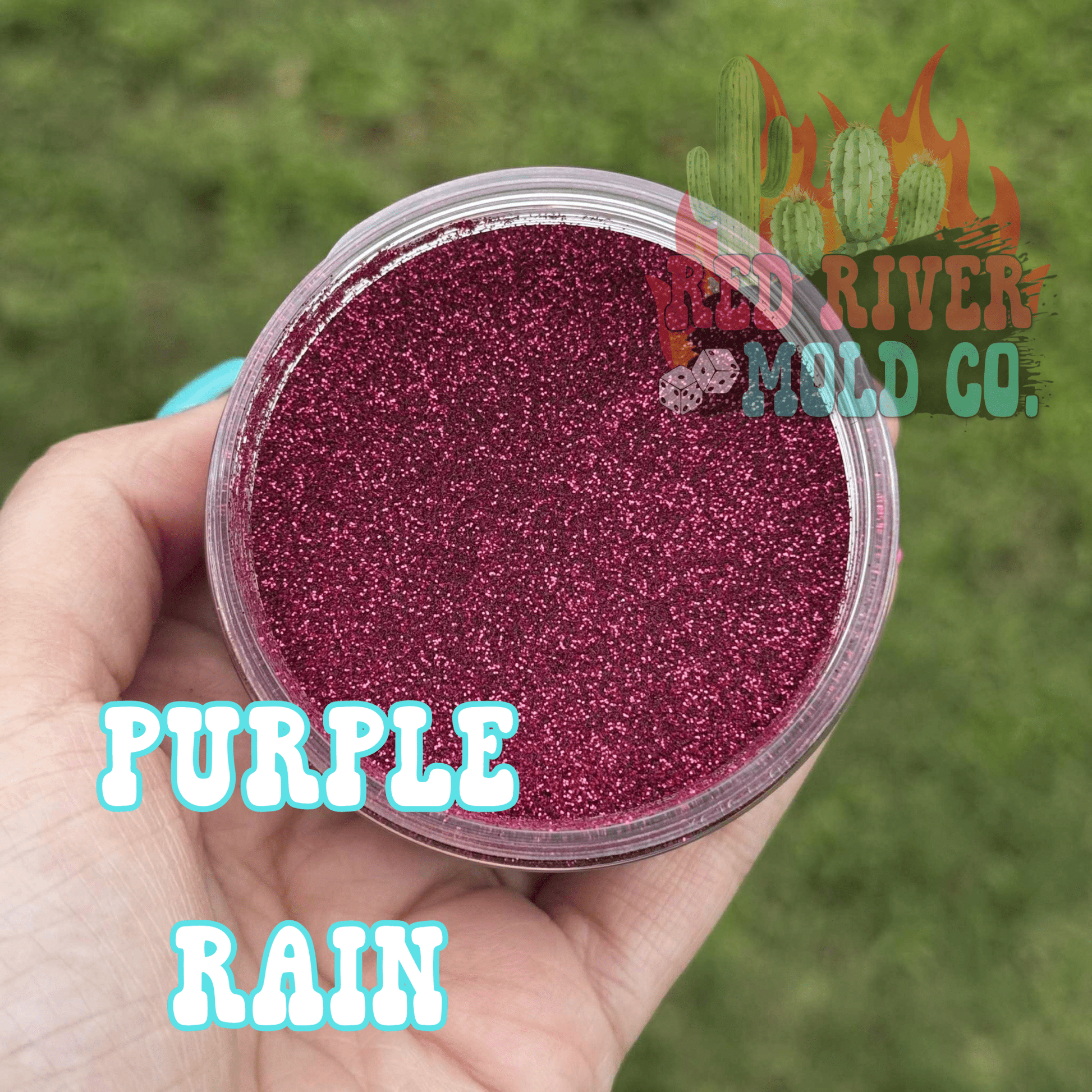 Purple Rain Premium Fine Glitter (1/128) Metallic - Red River Mold Co