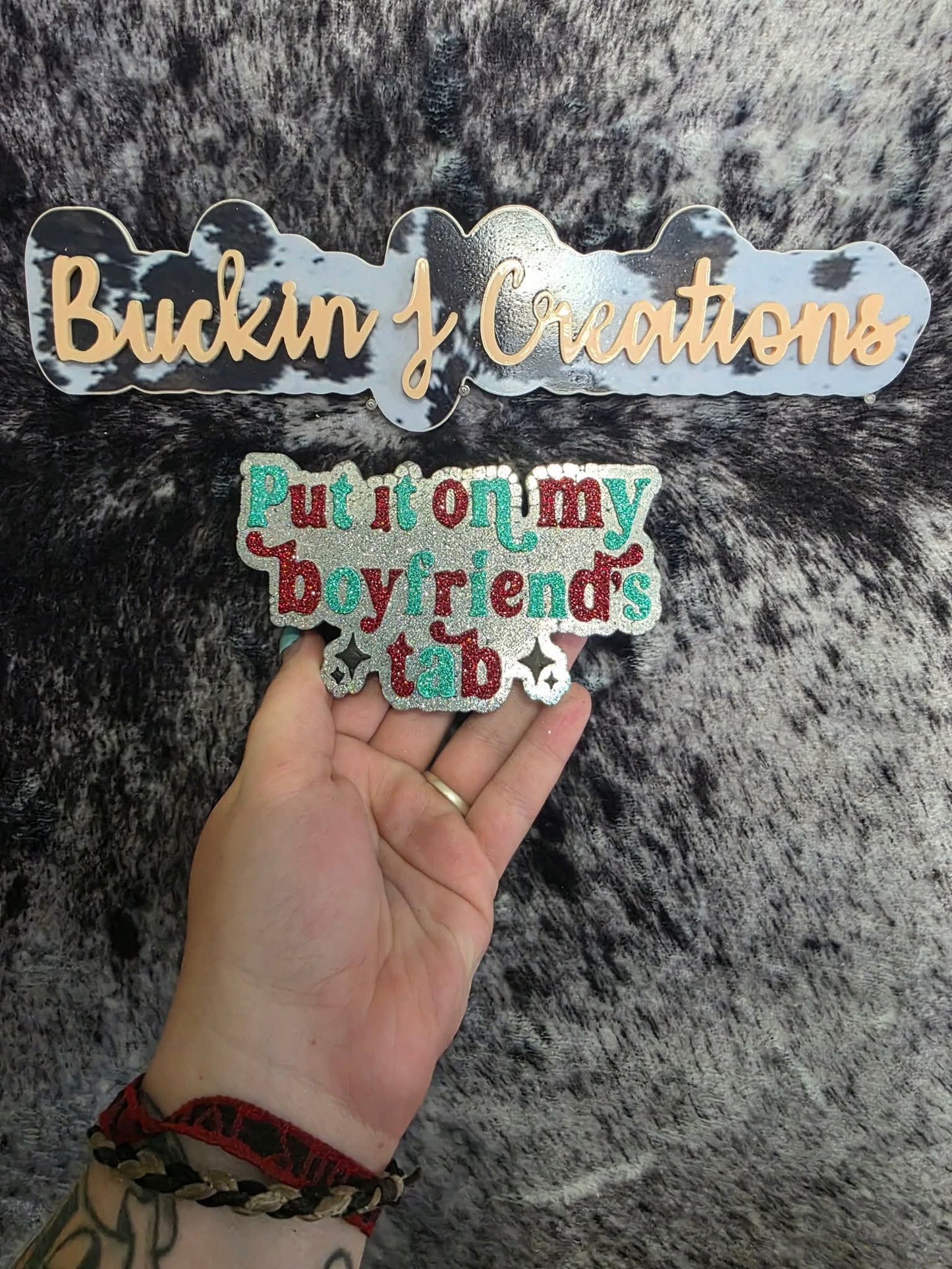 Put It On My Boyfriend's Tab Silicone Freshie Mold - Red River Mold Co