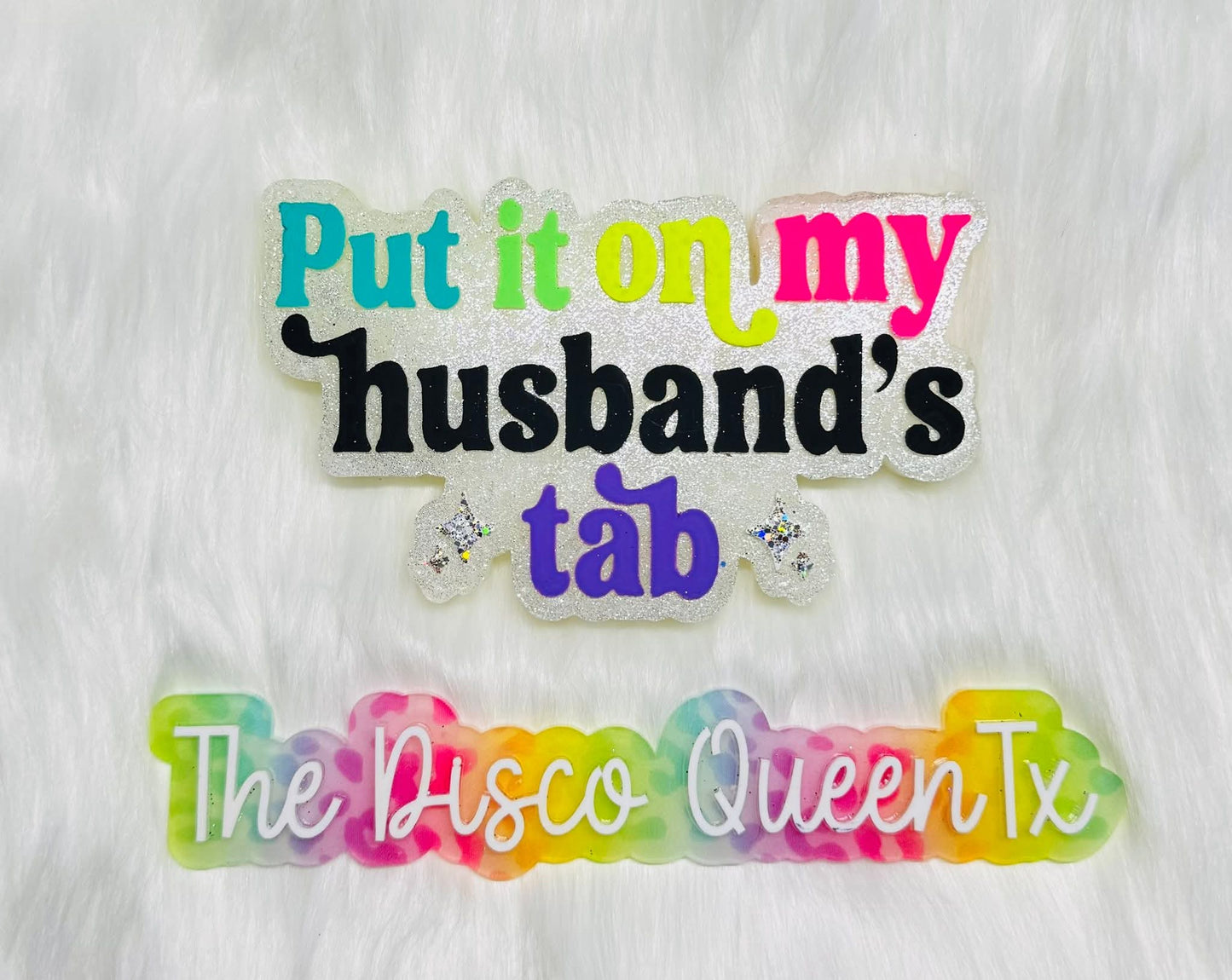 Put It On My Husbands Tab Silicone Freshie Mold - Red River Mold Co