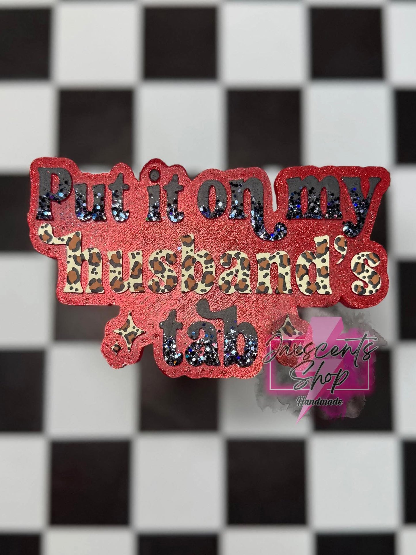 Put It On My Husbands Tab Silicone Freshie Mold - Red River Mold Co