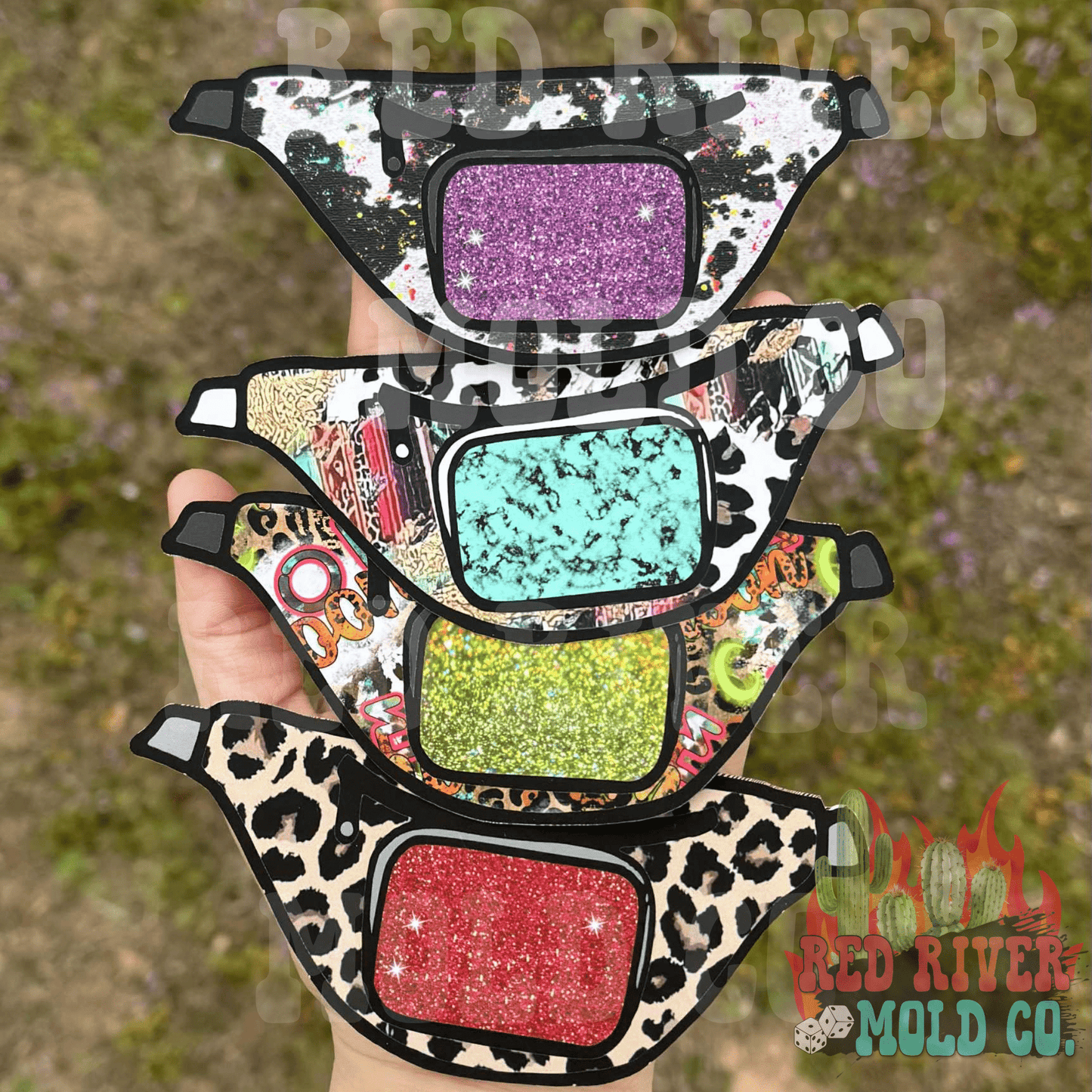 Ramblin Darlin Fanny Pack cardstock grab bag - Red River Mold Co