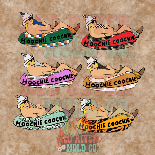Ramblin Darlin Hoochie Tube cardstock grab bag - Red River Mold Co
