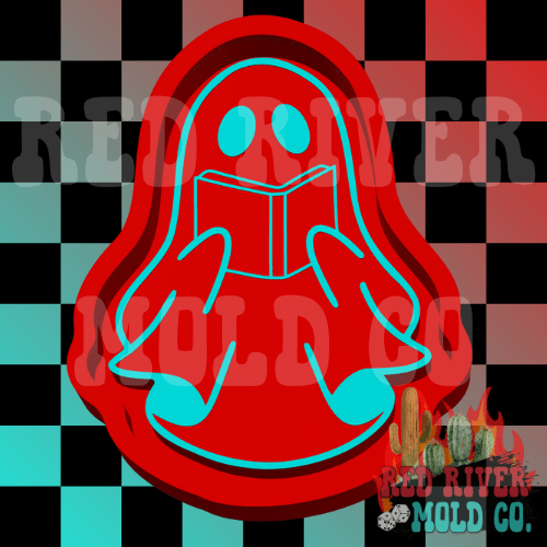 Reading Ghost Silicone Freshie Mold - Red River Mold Co