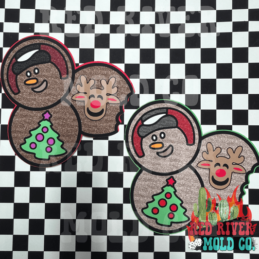 Red River Mold Christmas Cookies cardstock grab bag - Red River Mold Co