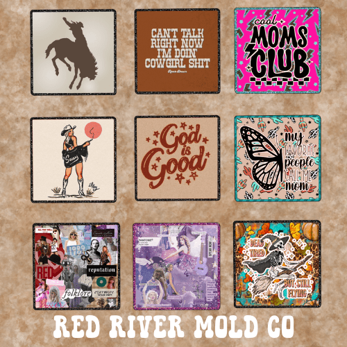 Red River Mold Co 3 in square cardstock grab bag - Red River Mold Co
