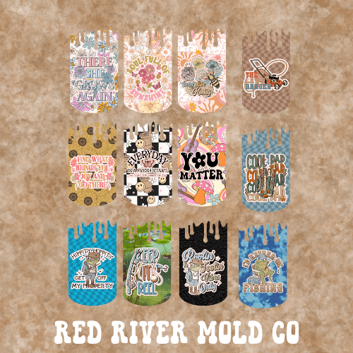 Red River Mold Co Drip Can Vent cardstock grab bag - Red River Mold Co