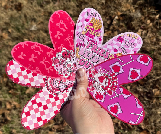 Red River Mold Co Long Heart cardstock grab bag - Red River Mold Co