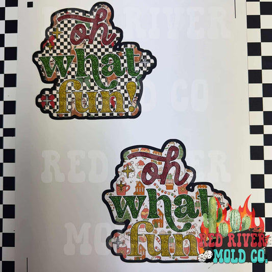 Red River Mold Co Oh What Fun! cardstock grab bag - Red River Mold Co