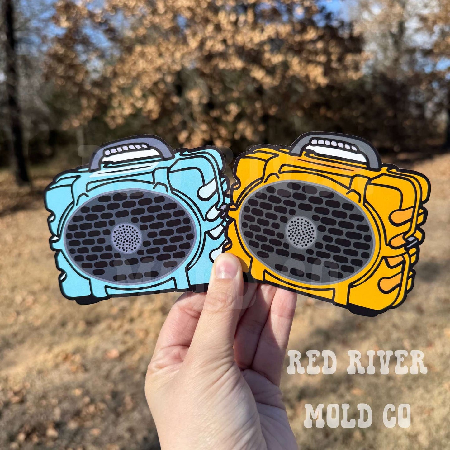 Red River Mold Co Turtle Box Speaker cardstock grab bag - Red River Mold Co