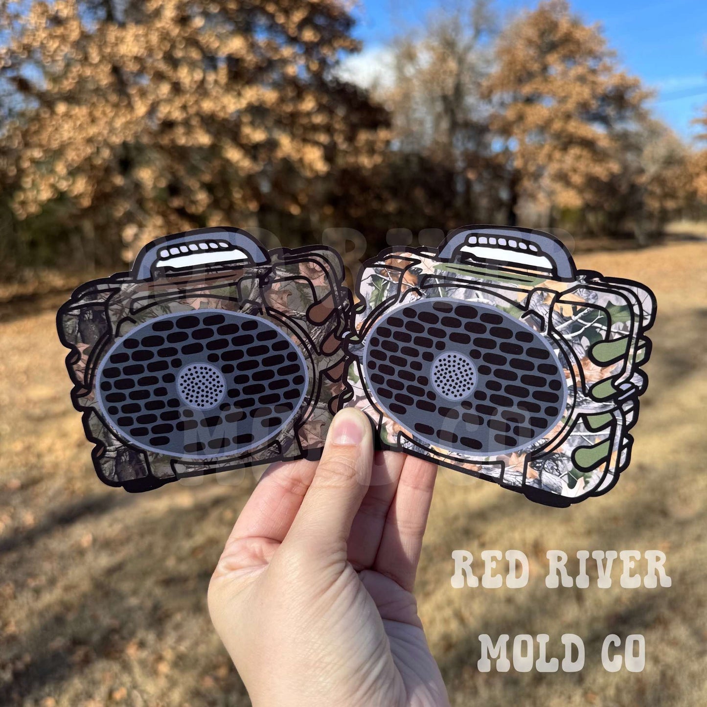 Red River Mold Co Turtle Box Speaker cardstock grab bag - Red River Mold Co