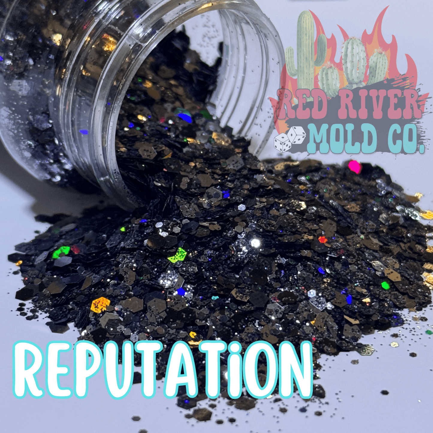 Reputation Premium Chunky Glitter (Holographic) - Red River Mold Co