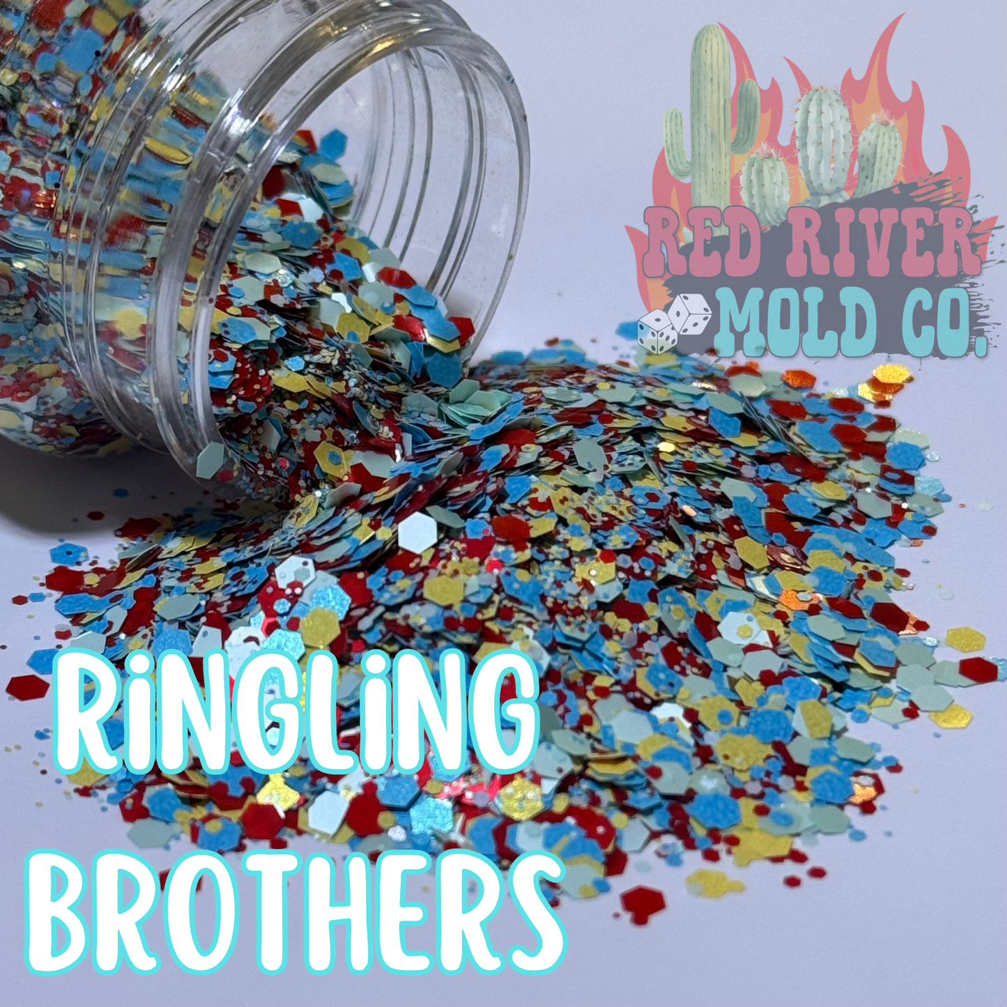 Ringling Brothers Premium Chunky Glitter (Metallic) - Red River Mold Co