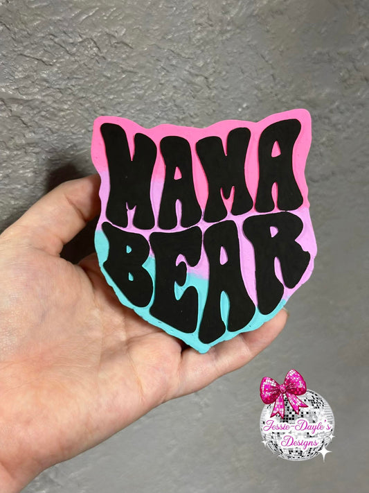 Mama Bear Silicone Freshie Mold