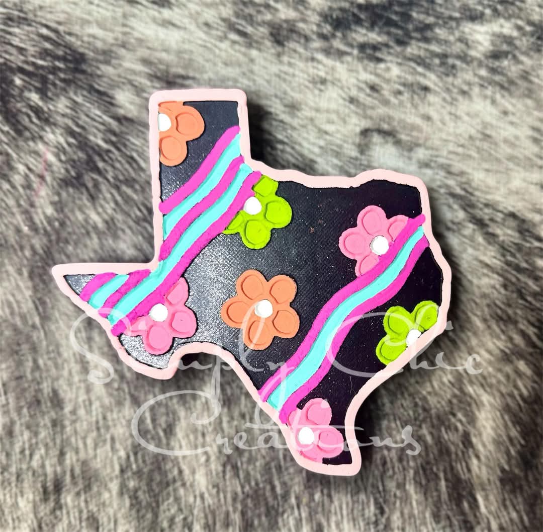 Groovy Texas Silicone Freshie Mold (COPYRIGHT PROTECTED)