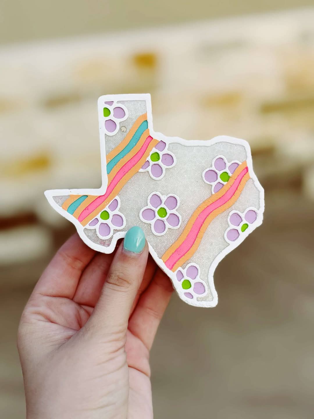 Groovy Texas Silicone Freshie Mold (COPYRIGHT PROTECTED)