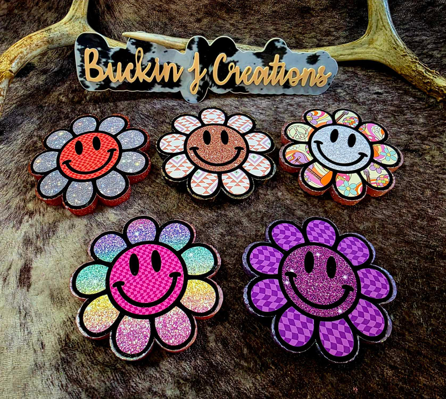 Smiley Flower mold & cardstock bundle