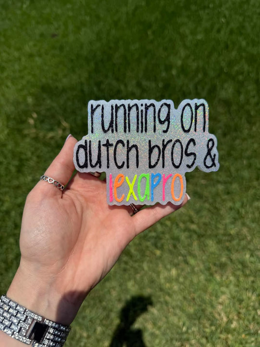 Running on Dutch Bros & Lexapro Silicone Freshie Mold - Red River Mold Co
