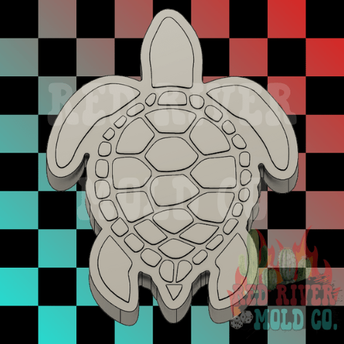 Sea Turtle Silicone Freshie Mold - Red River Mold Co