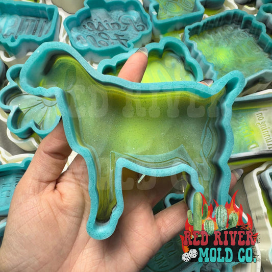 Show Milking Goat Silicone Freshie Mold - Red River Mold Co