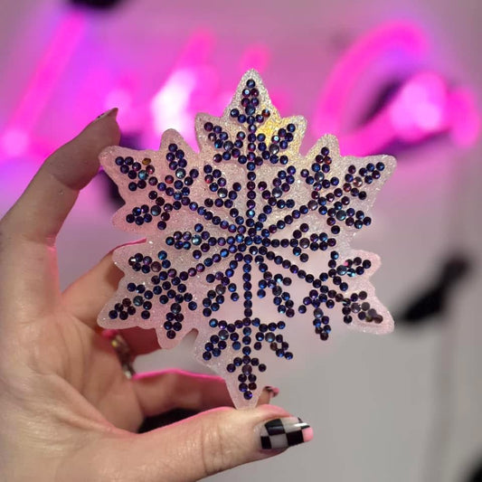 Snowflake Silicone Freshie Mold - Red River Mold Co