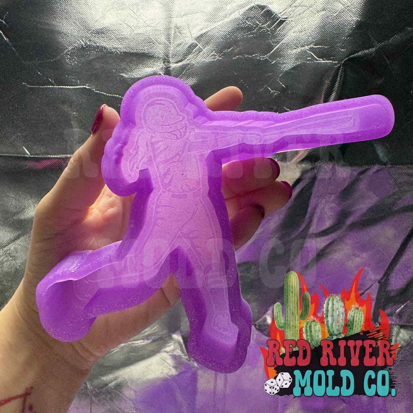 Softball Player Silicone Freshie Mold - Red River Mold Co