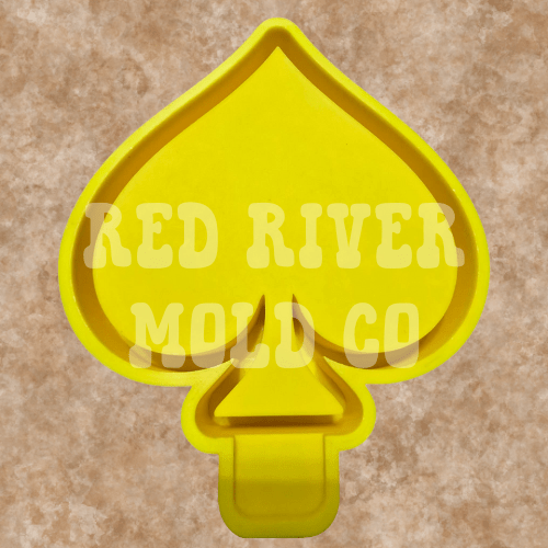 Spade mold & cardstock bundle - Red River Mold Co
