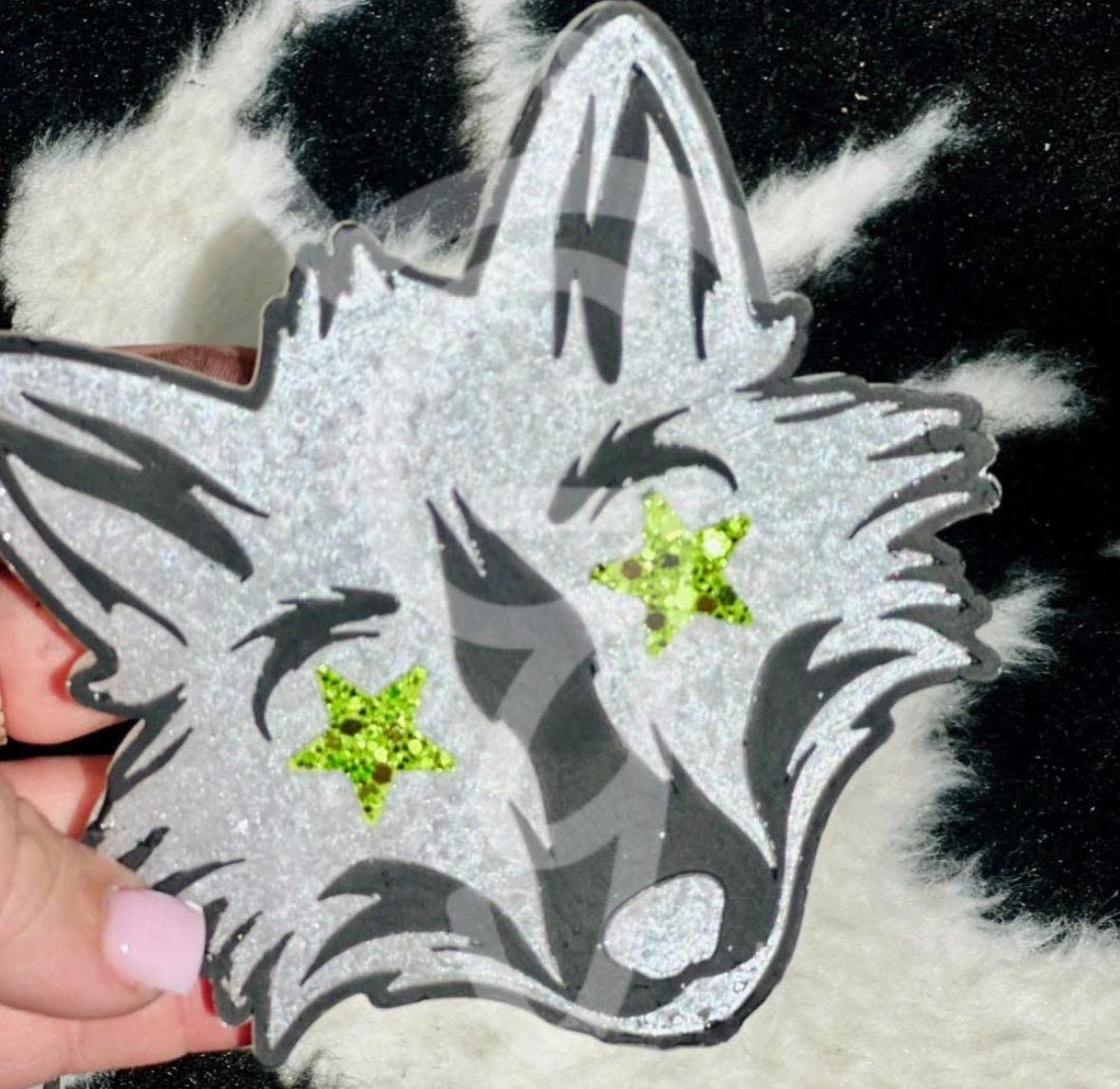 Star Eye Fox Mascot Silicone Freshie Mold - Red River Mold Co