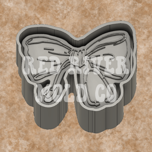 Stethescope Bow Silicone Freshie Mold - Red River Mold Co