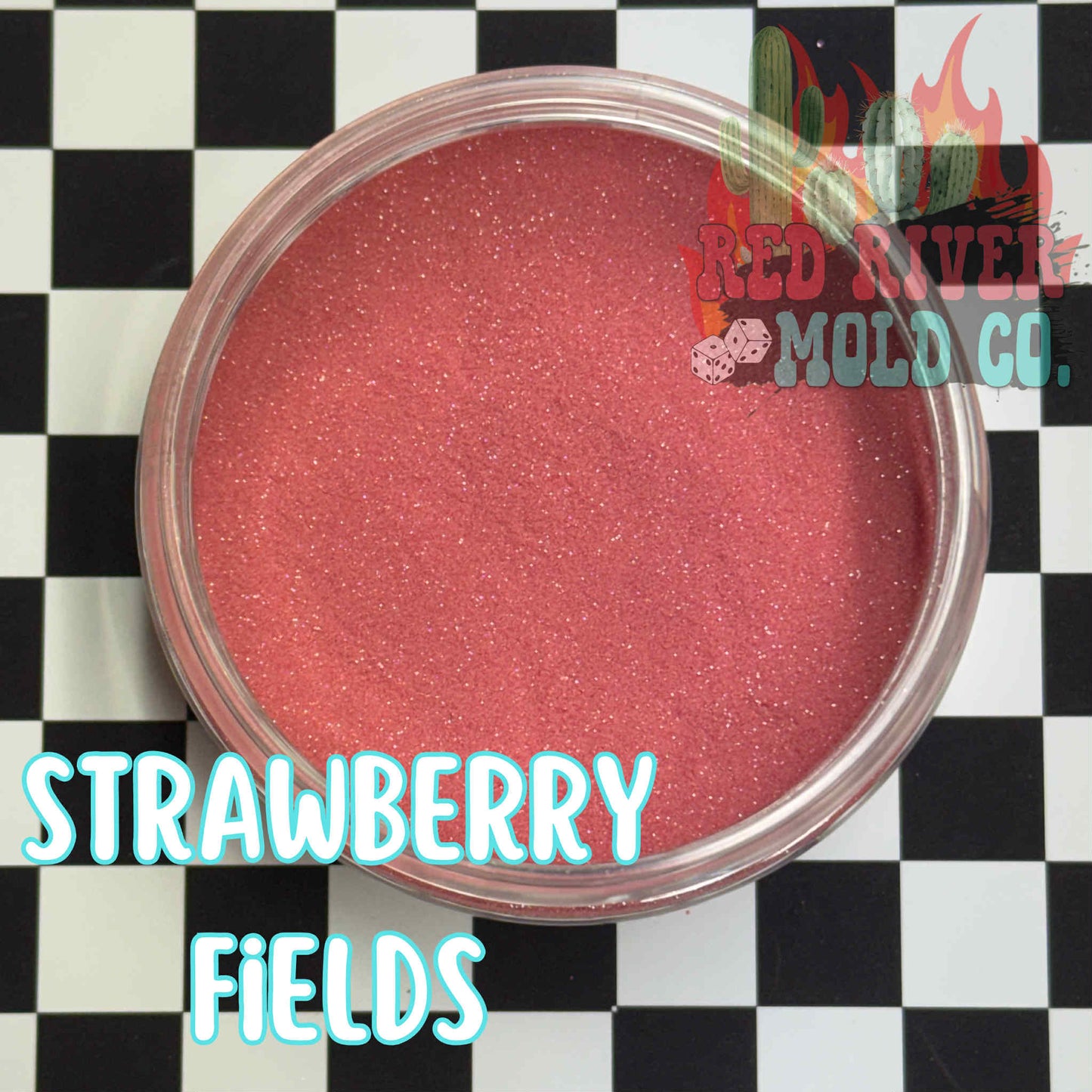 Strawberry Fields Premium Ultra Fine Glitter Dust (1/360) Translucent - Red River Mold Co