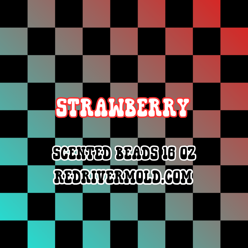 Strawberry Scented Aroma Beads 16 oz - Red River Mold Co